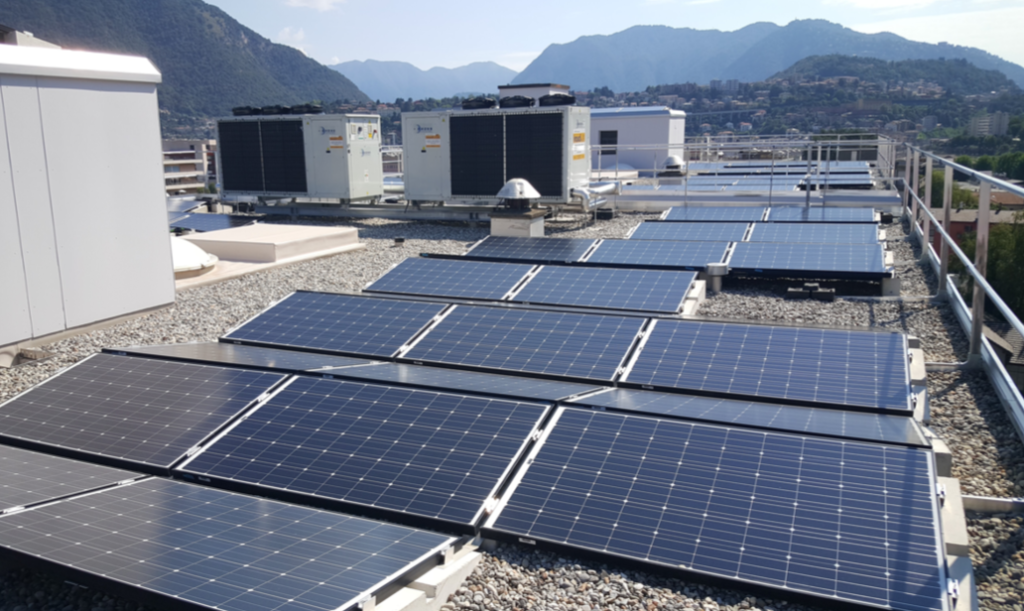 Produzione energia elettrica fotovoltaica